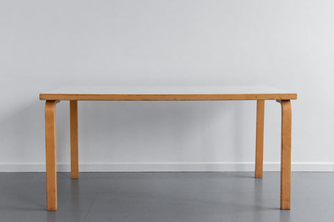 Vintage White Laminate Top Table by Alvar Aalto for Artek