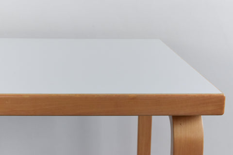 Vintage White Laminate Top Table by Alvar Aalto for Artek