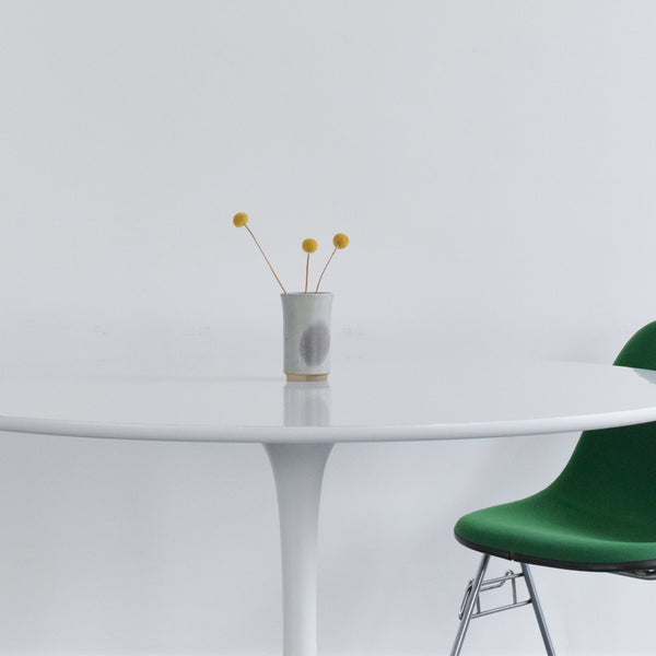 Vintage White Circular Tulip Dining Table by Maurice Burke for Arkana Absolutely Nice Vintage