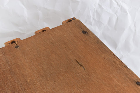 Vintage Wooden Slatted Traditional Sledge / Sleigh