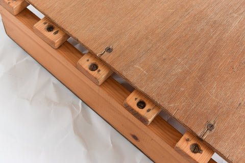 Vintage Wooden Slatted Traditional Sledge / Sleigh