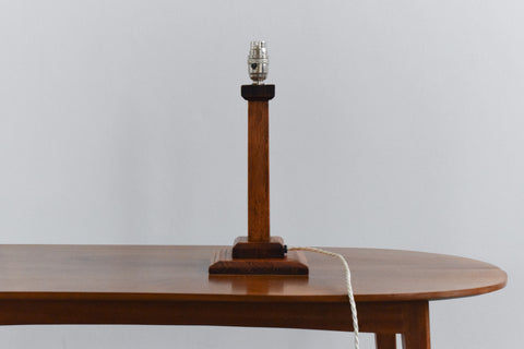 Vintage Wooden Table Lamp Base