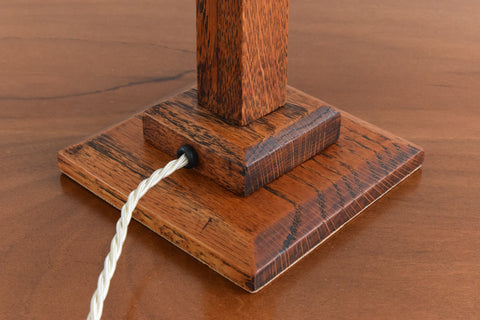 Vintage Wooden Table Lamp Base