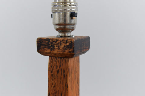 Vintage Wooden Table Lamp Base