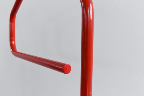 Vintage 1980s IKEA 'Grund / Järpen' Red Metal Vanity Clothes Stand