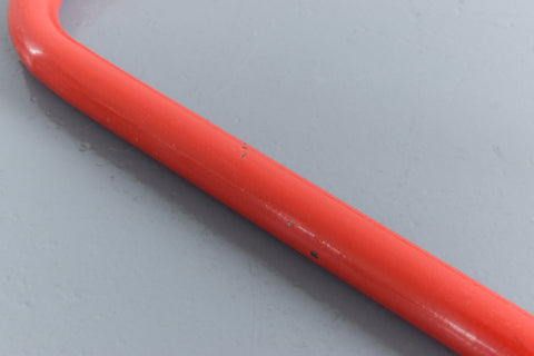 Vintage 1980s IKEA 'Grund / Järpen' Red Metal Vanity Clothes Stand