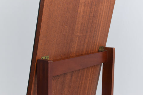 Vintage Free Standing Teak Cantata Range Cheval Mirror by Stag