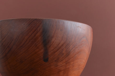 Vintage Large Mid-Century Hand Turned Bowl