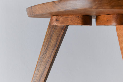 Vintage Small Oak Boomerang Coffee Table