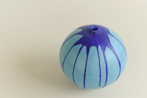 Vintage Studio Pottery Sculptural Stem Vase by Potter Jean Stanton