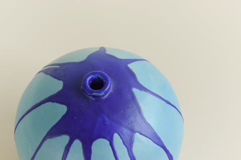 Vintage Studio Pottery Sculptural Stem Vase by Potter Jean Stanton