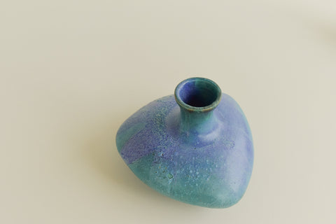 Vintage Studio Pottery Sculptural Vase by Potter Jean Stanton