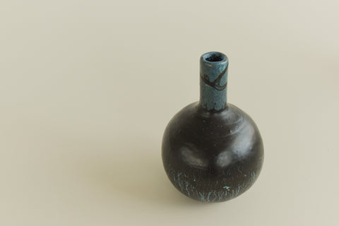 Vintage Studio Pottery Stem Vase by Potter Jean Stanton