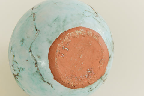 Vintage Studio Pottery Stem Vase by Potter Jean Stanton