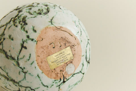 Vintage Studio Pottery Sculptural Stem Vase by Potter Jean Stanton