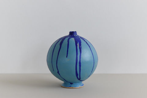 Vintage Studio Pottery Sculptural Stem Vase by Potter Jean Stanton