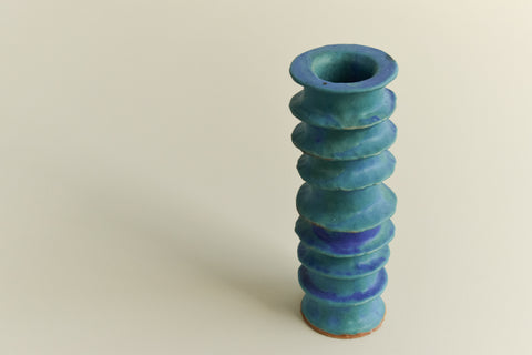 Vintage Studio Pottery Sculptural Vase by Potter Jean Stanton