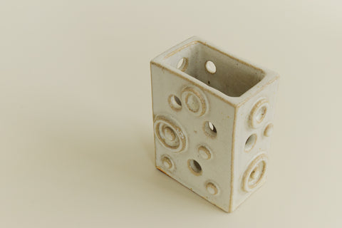 Vintage Studio Pottery Sculptural Vessel by Potter Jean Stanton