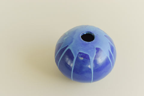 Vintage Studio Pottery Sculptural Stem Vase by Potter Jean Stanton