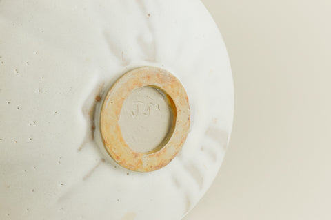 Vintage Studio Pottery Sculptural Stem Vase by Potter Jean Stanton