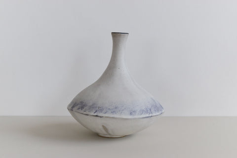 Vintage Studio Pottery Sculptural Stem Vase by Potter Jean Stanton