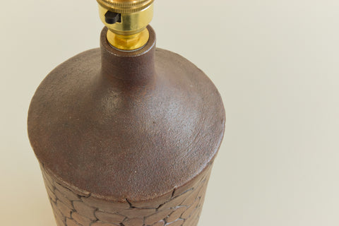 Vintage Studio Pottery Table Lamp Base by Potter Jean Stanton