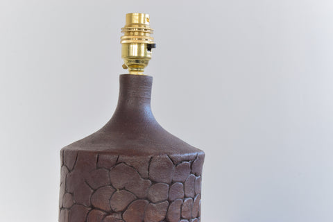 Vintage Studio Pottery Table Lamp Base by Potter Jean Stanton