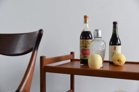 Vintage Teak Drinks Trolley