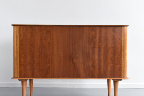 Vintage Rare Oak and Beech 1950s Sideboard by Alphons Loebenstein for Meredew