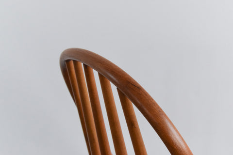 Rare Vintage Pair of Swedish Sven Erik Frylund for Hagafors Stick Back Model 16 Chairs