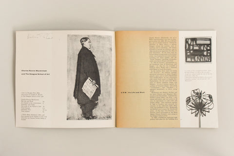 Vintage 1961 Charles Rennie Mackintosh and the Glasgow School of Art Book - Text by Douglas Percy Bliss