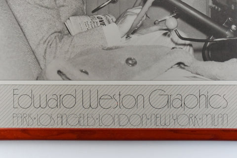 Vintage 1981 Framed Clark Gable Print by Edward Weston