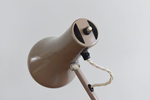 Vintage Mushroom Beige Anglepoise Apex 90 Lamp by Herbert Terry & Sons