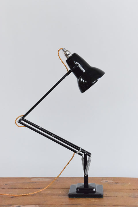 Vintage Black Herbert Terry & Sons Anglepoise Lamp Model No. 1227