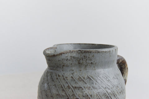 Vintage Small Studio Pottery Grey Ceramic Jug