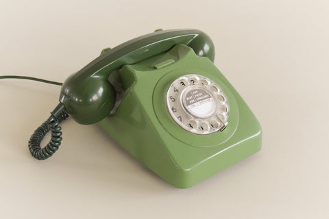 Vintage Green GPO 746 Rotary Telephone