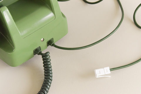 Vintage Green GPO 746 Rotary Telephone