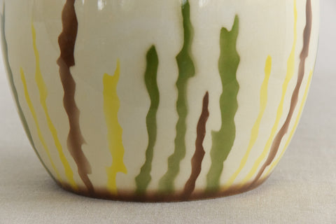 Vintage Hand Painted 1930s Ceramic Vase by E.Radford England