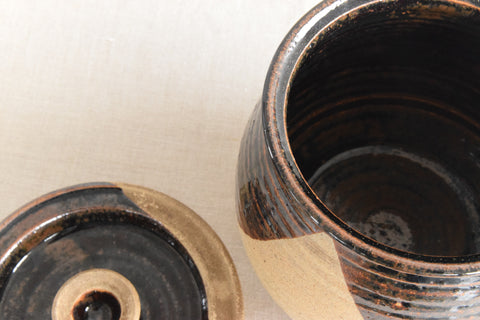 Vintage Rustic Ceramic Studio Pottery Decorative Jar