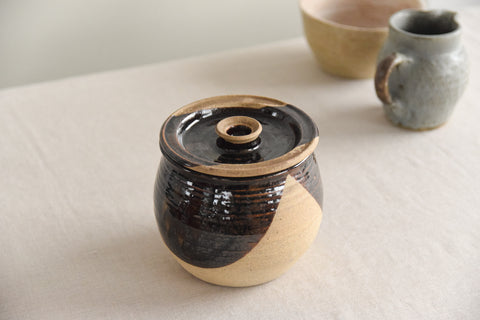 Vintage Rustic Ceramic Studio Pottery Decorative Jar