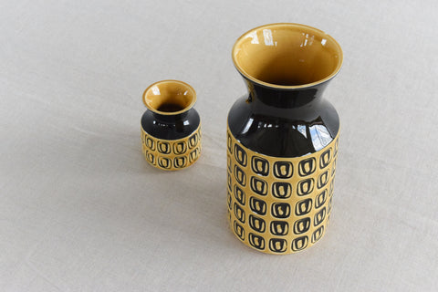 Vintage Pair of Vases by John Clappison for Hornsea Pottery