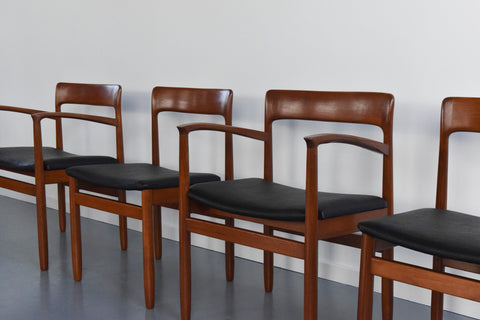 Vintage Set of Four Teak Dining Chairs by John Herbert for A. Younger LTD