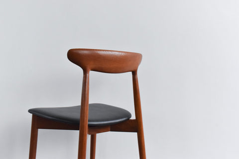 Vintage Single Harry Ostergaard for Randers Mobelfabrik Model 59 Danish Teak Dining Chair