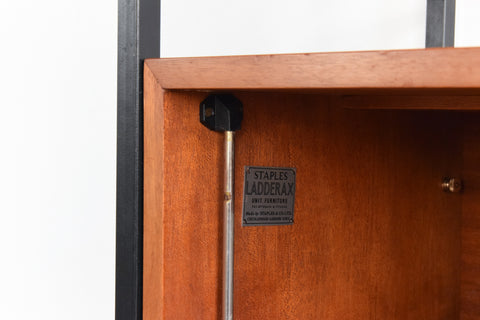 Vintage Staples Ladderax Shelving Unit / Bookcase / Room Divider