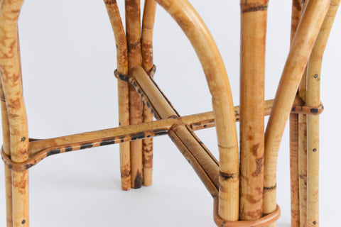 Vintage Wicker/Rattan/Bamboo Stool