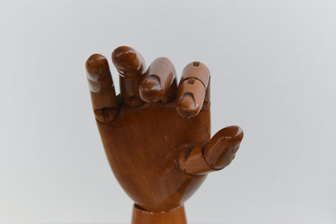 Vintage Wooden Articulated Drapers / Artists Hand Mannequin by Harris Sheldon Ltd.