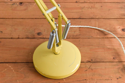 Vintage Yellow Anglepoise Apex 90 Lamp by Herbert Terry & Sons