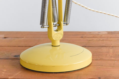 Vintage Yellow Anglepoise Apex 90 Lamp by Herbert Terry & Sons