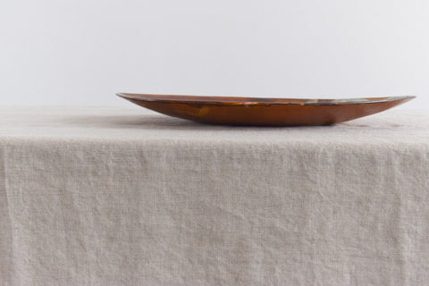 Vintage Rustic Ceramic Stoneware Studio Pottery Serving Plate