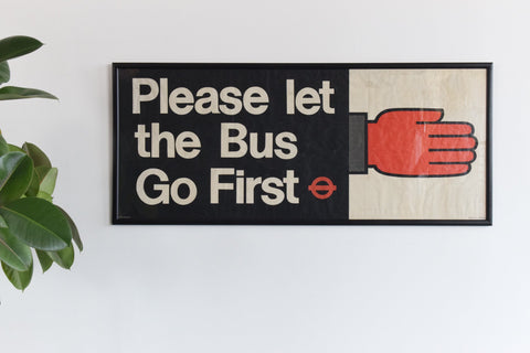 Vintage Original British Transport Framed Poster